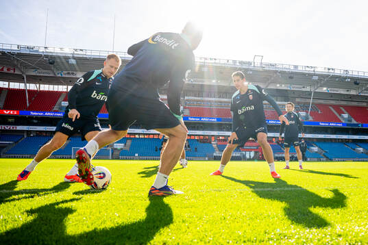Eivind Helland of the Norwegian national football team