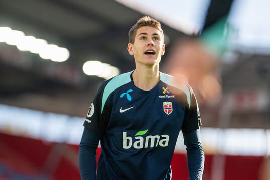 Eivind Helland of the Norwegian national football team