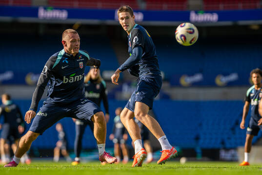 Eivind Helland of the Norwegian national football team