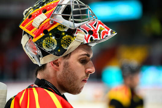 Brynäs målvakt Damian Clara