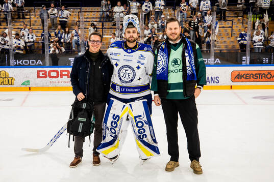 Leksands målvakt Jakob Hellsten utsedd till matchens lirare