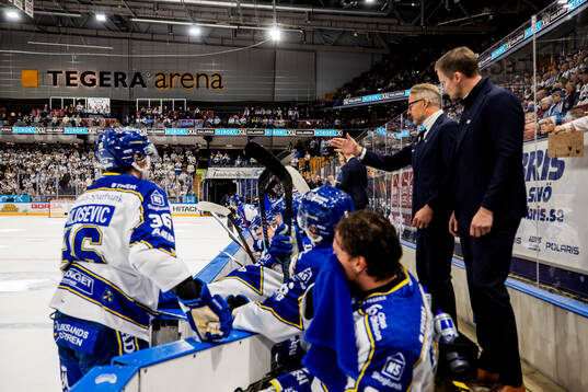 Leksands tränare Johan Hedberg