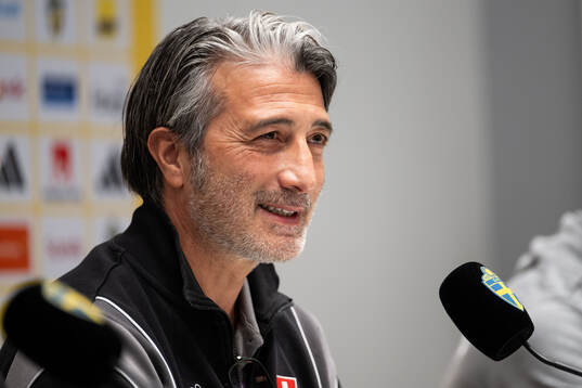 Head coach Murat Yakin of Swiss men's national football