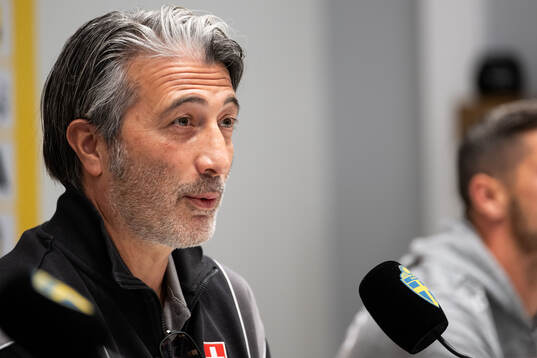 Head coach Murat Yakin of Swiss men's national football