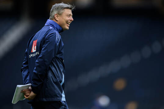 Head coach Jon Dahl Tomasson of the Swedish men's national