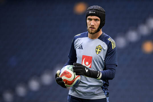 goalkeeper Noel Törnqvist of the Swedish men's national