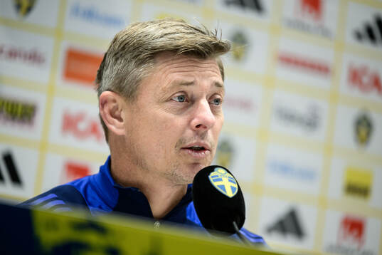 Head coach Jon Dahl Tomasson of the Swedish men's national
