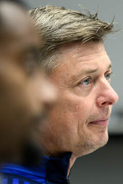 Head coach Jon Dahl Tomasson of the Swedish men's national