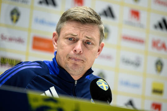 Head coach Jon Dahl Tomasson of the Swedish men's national
