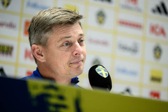 Head coach Jon Dahl Tomasson of the Swedish men's national