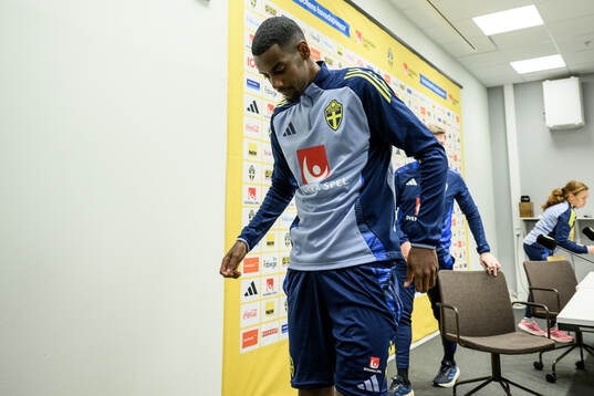 Alexander Isak of the Swedish men's national football team