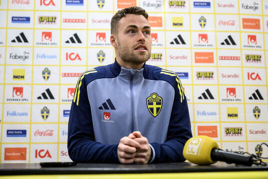 Gabriel Gudmundsson of the Swedish men's national football