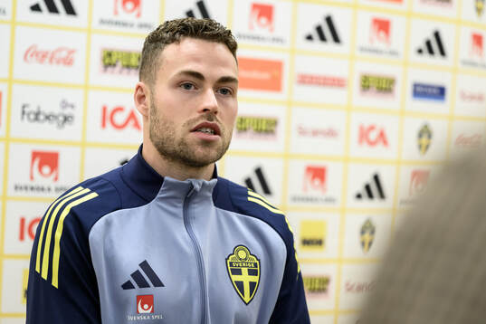 Gabriel Gudmundsson of the Swedish men's national football
