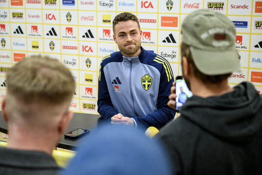 Gabriel Gudmundsson of the Swedish men's national football