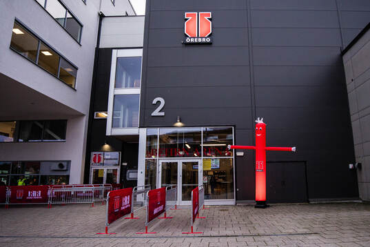 En entré till Behrn Arena