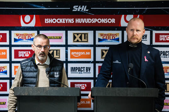 Timrås tränare Tommy Samuelsson och Örebros assisterande