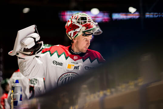 Frölundas målvakt Tobias Normann