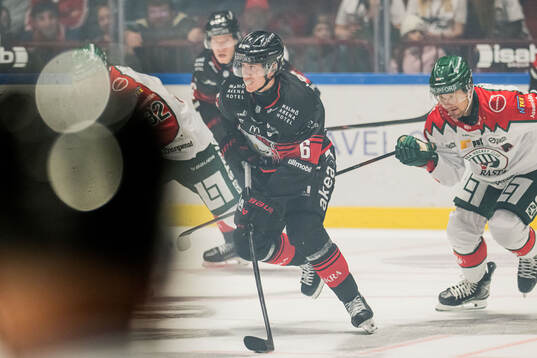 Malmö Redhawks Eemil Viro och Frölundas Nicklas Lasu