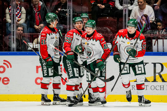 Frölundas Ivar Stenberg, Arttu Ruotsalainen och Theodor