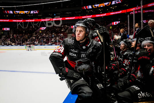 Malmö Redhawks Filip Björkman deppar