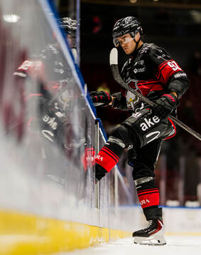 Malmö Redhawks Axel Sundberg deppar