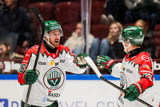 Frölundas Erik Thorell jublar