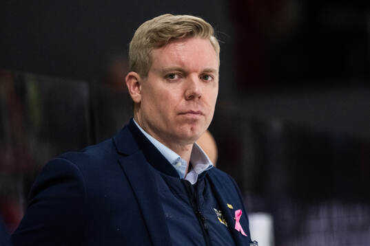 HV71s tränare Anton Blomqvist