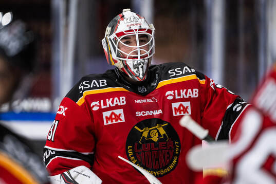 Luleås målvakt Matteus Ward