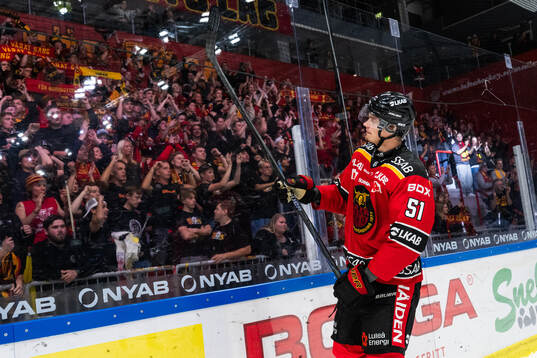 Luleås Markus Nurmi jublar