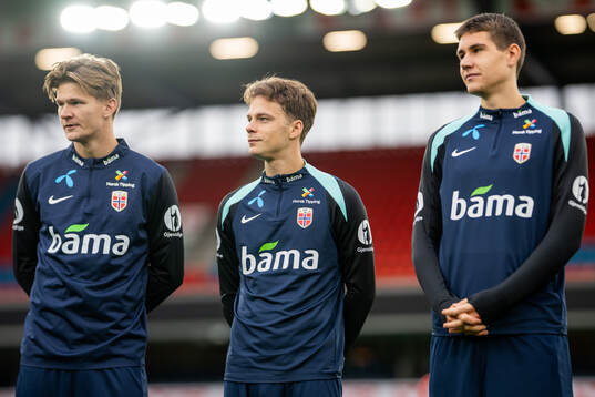 David Møller Wolfe, Felix Horn Myhre and Eivind Helland of