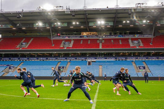 Aune Heggebø, David Møller Wolfe, Alexander Sørloth and