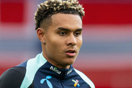 Antonio Nusa of the Norwegian national football team