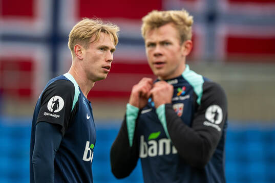 Torbjørn Lysaker Heggem and Aune Heggebø of the Norwegian