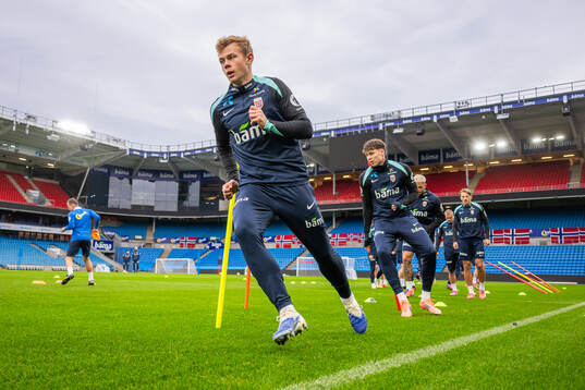 Aune Heggebø of the Norwegian national football team