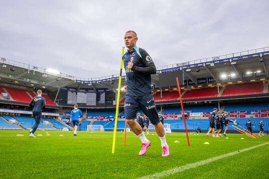 Julian Ryerson of the Norwegian national football team