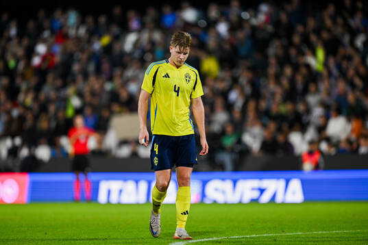 Nils Zätterström of Sweden looks dejected