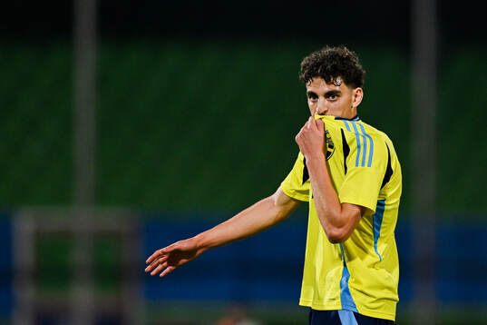 Taha Ayari of Sweden looks dejected