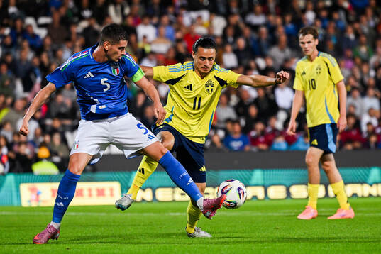 Luca Lipani of Italy and Amin Boudri of Sweden