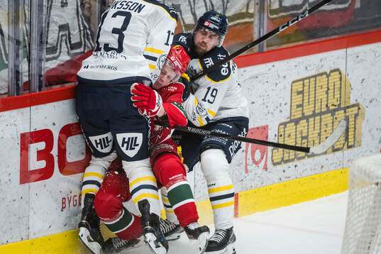 Södertäljes Henrik Eriksson och Hampus Harlestam och