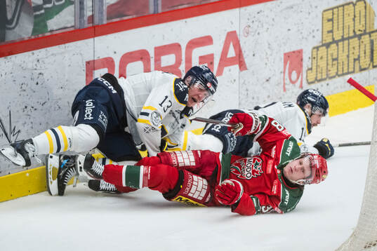 Södertäljes Henrik Eriksson och Hampus Harlestam och