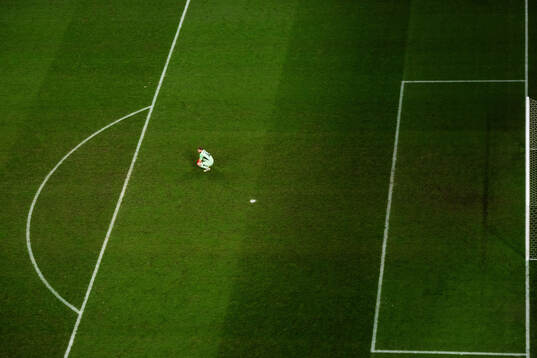 Goalkeeper Viktor Johansson of Sweden looks dejected