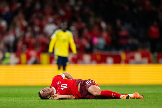 Granit Xhaka of Switzerland