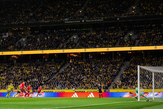 Granit Xhaka of Switzerland scores the 0-1 goal against