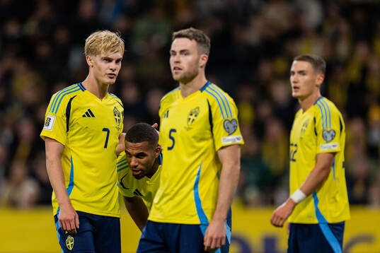 Lucas Bergvall, Isak Hien, Gabriel Gudmundsson, and Gustaf