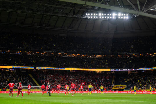 Johan Manzambi and Breel Embolo of Switzerland celebrating