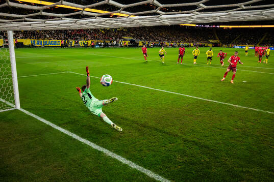 Bläddra bland fler bilder av Football, World Cup Qualifier, Sweden - Switzerland