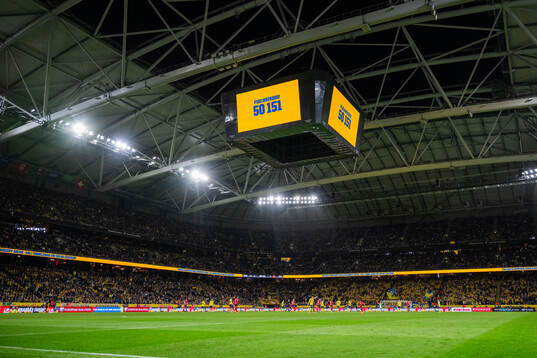 The attendance is shown