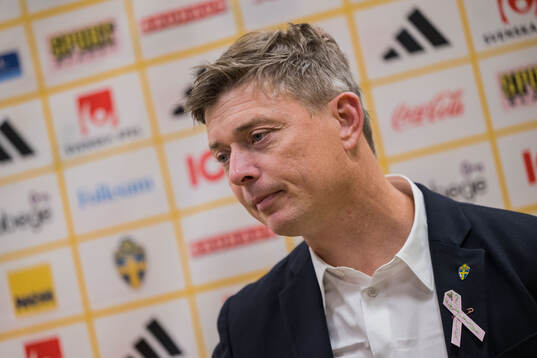 Head coach Jon Dahl Tomasson of Sweden