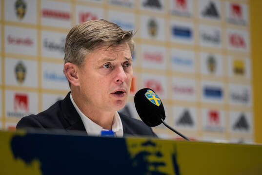 Head coach Jon Dahl Tomasson of Sweden