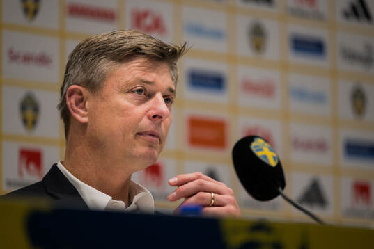 Head coach Jon Dahl Tomasson of Sweden